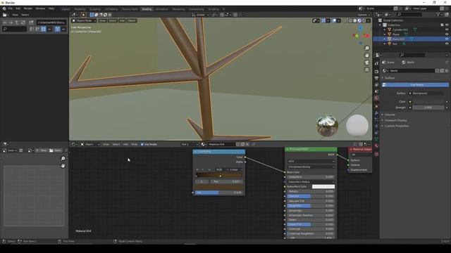Creating cherry blossom decoration - Blender Tutorial смотреть онлайн