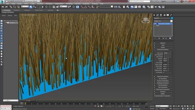 3d max 2016| الدرس 53 | modifiers =hair and fur смотреть онлайн