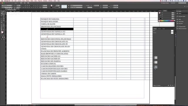 InDesign CC2015 trabajar con hojas de cálculo Excel y alfabetizar textos смотреть онлайн