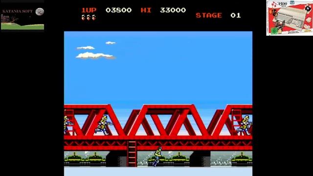 Green Beret - Amiga 500 Mini смотреть онлайн