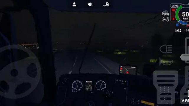 GTS2 MERCEDES BENZ ACTROS CONDUCIENDO BAJO LLUVIA смотреть онлайн
