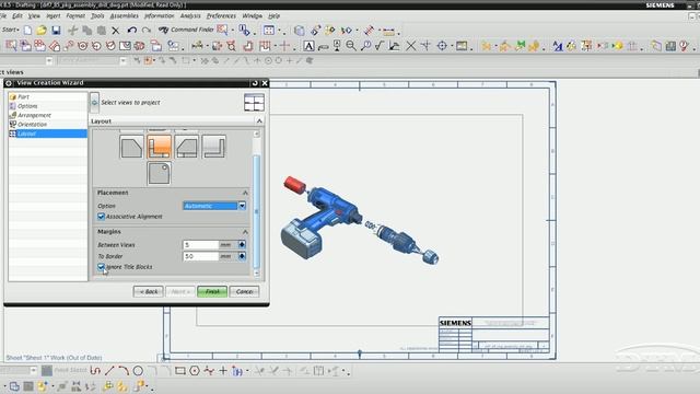 NX 8.5 - 2 Utilize the View Creation Wizard DTM смотреть онлайн