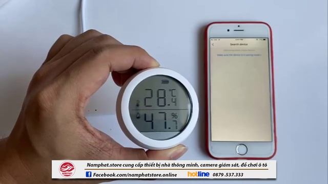 Nhiệt kế cảm biến nhiệt độ độ ẩm Bluetooth Xiaomi LYWSDCGO 01ZM смотреть онлайн