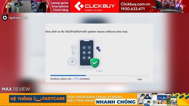 #MaxTips Hạ cấp iOS | Khắc phục sự cố iOS bị kẹt bằng Tenorshare ReiBoot [Không mất dữ liệu] смотреть онлайн