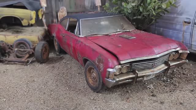 ПОЛНАЯ РЕСТАВРАЦИЯ ИГРУШЕЧНОЙ МОДЕЛИ CHEVROLET IMPALA 1967 ГОДА!!! смотреть онлайн