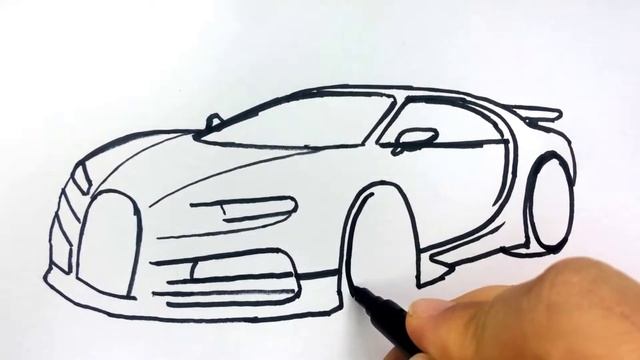 Easy Drawing Bugatti Chrion I Kolay Bugatti Chrion Çizimi I Bugatti Nasıl Çizilir? смотреть онлайн