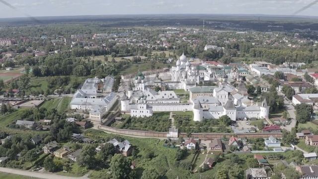 D-Log. Rostov, Russia. Rostov Kremlin. The main attraction of the city of Rostov the Great, Aerial смотреть онлайн