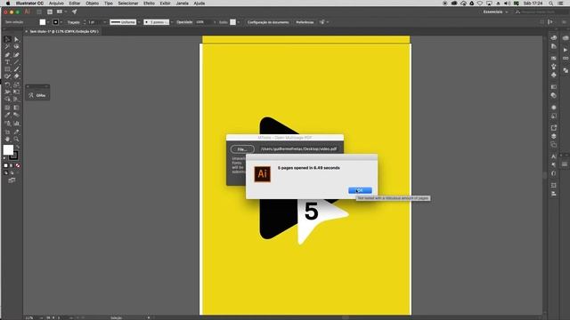 GUI FREITAS - Como importar arquivo PDF com diversas páginas no Illustrator e InDesign. смотреть онлайн