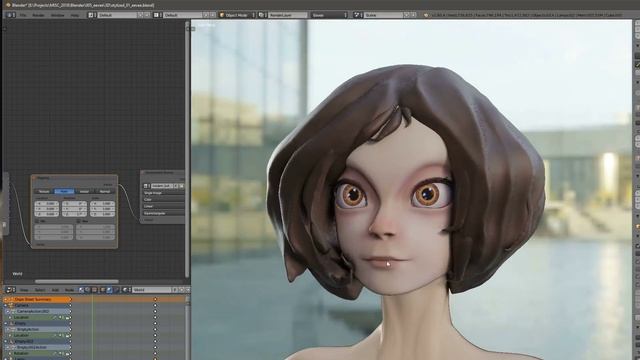 Blender Eevee test - Eyes смотреть онлайн