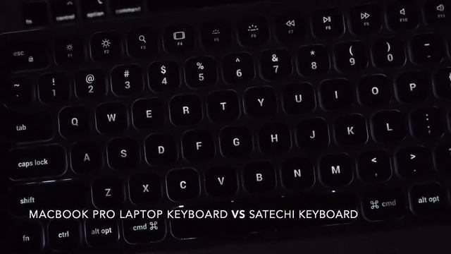 Satechi Backlit Keyboard Comparison смотреть онлайн