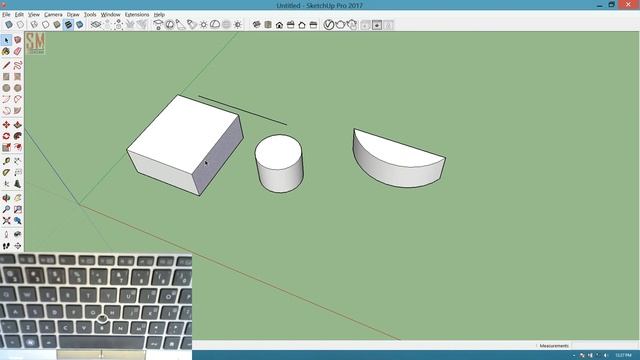 How to use keyboard shortcut keys in SketchUp Basic Tips in Hindi смотреть онлайн