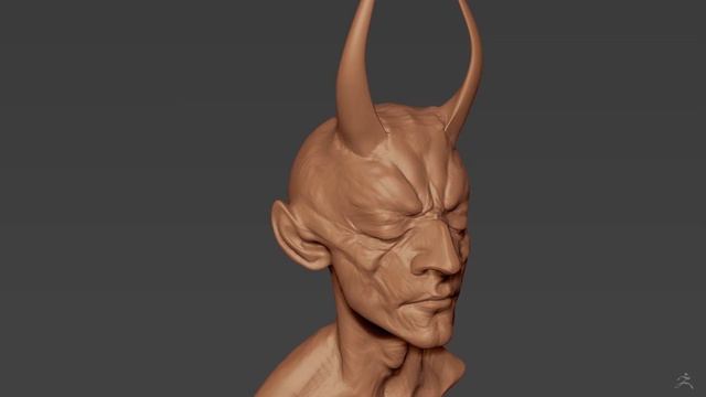 Zbrush Demon From a Sphere смотреть онлайн
