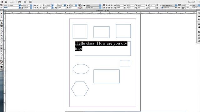 Indesign Chapter1 Video4 - Type Tool and deselection shortcut смотреть онлайн