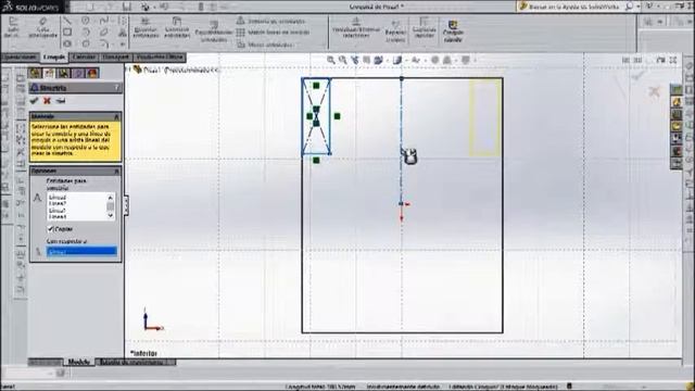 tutorial para solid works 2014 parte 2 (extrusion de figuras en croquis y uso de simetría) смотреть онлайн
