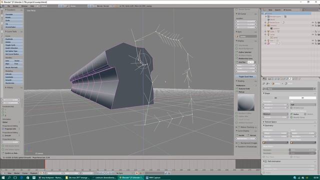 Blender 2.78 - sweep - tutorial en (2017)