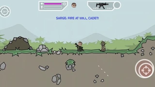 Mini Militia - War i.o Tranning Gameplay #part1 смотреть онлайн