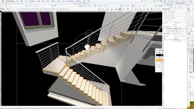 VECTORWORKS BIM TUTORIAL 16b - STAIR DETAILS смотреть онлайн
