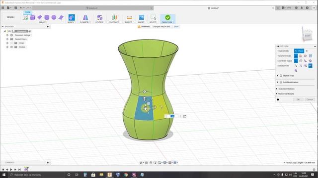 Fusion 360 Sculpting 1 смотреть онлайн