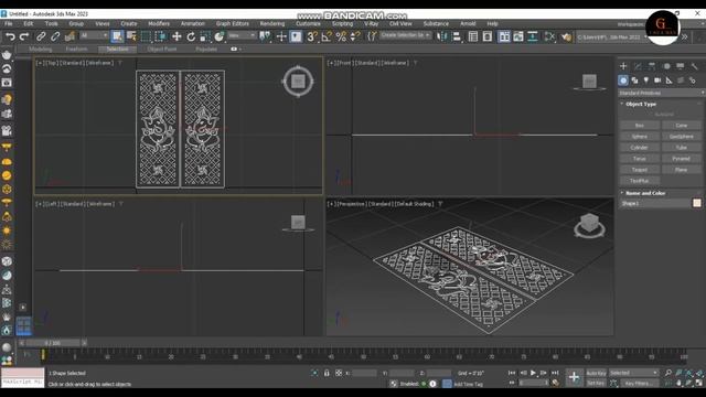how to make cnc jali in 3ds max , jpg & png to 3dsmax cnc jali...in hindi tutorial.... смотреть онлайн
