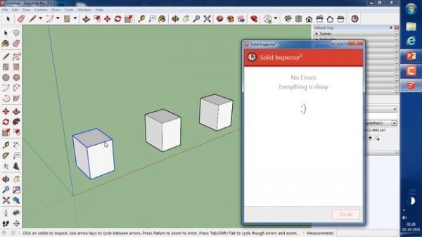 Solid Inspector2 : SketchUp Pro Plugins Tutorial for Beginners | #CaddShip 2