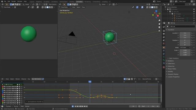 Blender Dope Sheet and Graph Editor смотреть онлайн