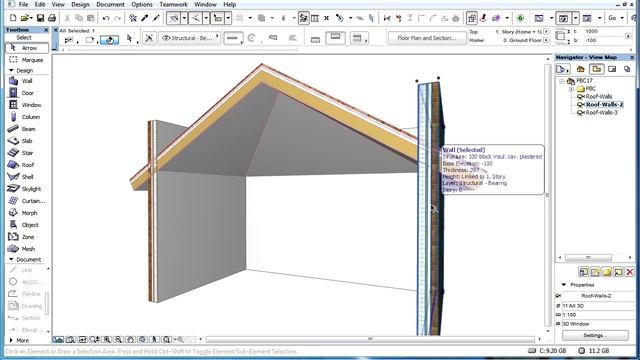 Priority Based Connections in ARCHICAD - connection method: trim elements to roof or shell смотреть онлайн