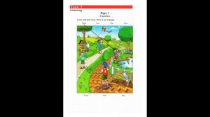 Pre A1 Yle Starters: Cambridge English Starters authentic examination paper 1  test 1- part 1