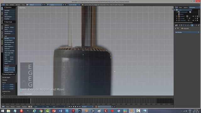 Blender: Modeling a Guitar Jack Cord смотреть онлайн