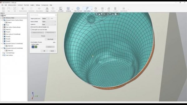 QUICKSURFACE Tutorial: Hybrid Modeling