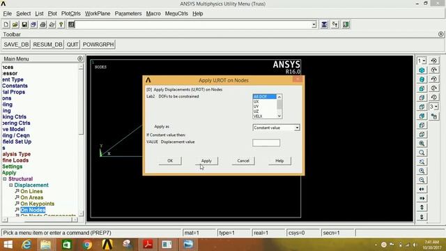 Analysis of Truss by using ANSYS Mechanical APDL 16.0 смотреть онлайн
