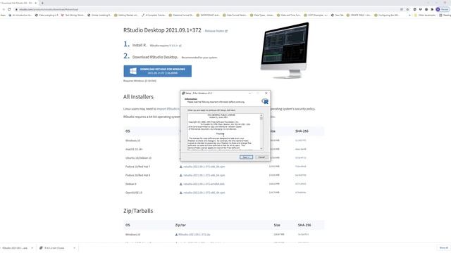 R Language and R studio Install for beginners on Windows 10 смотреть онлайн