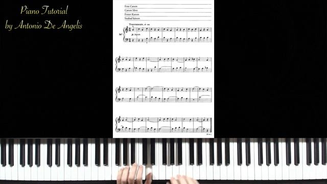 Béla Bartók - Mikrokosmos vol.1 - Free Canon n. 36 - piano tutorial by Antonio De Angelis смотреть онлайн