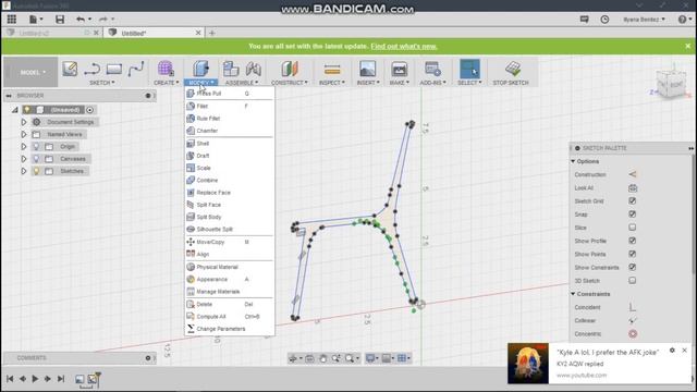EASY FAST CHAIR RENDERING IN LESS THAN FIVE MINUTES ( Fusion 360 ) смотреть онлайн