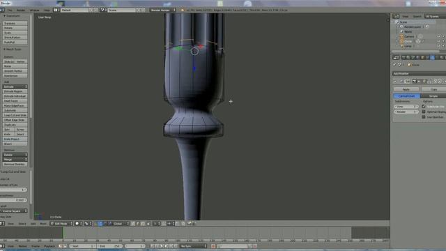 how to make a screwdriver in blender 3d v2.76 : spoken tutorial (beginner) смотреть онлайн