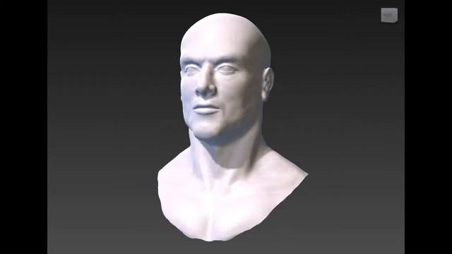 SCULPTING HUMAN HEAD TEST IN MUDBOX смотреть онлайн