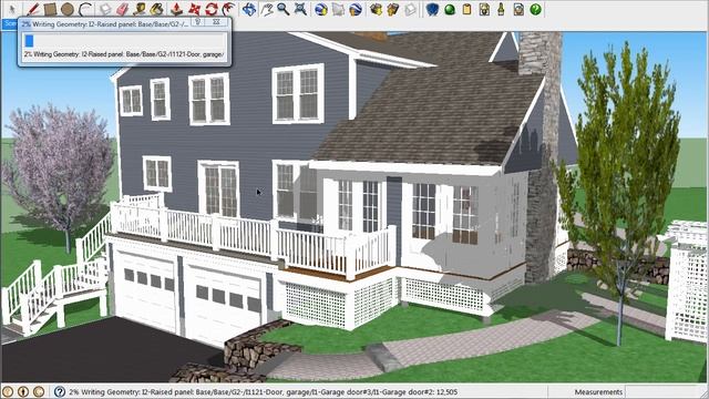 Simple Exterior SketchUp Rendering with ArielVision смотреть онлайн