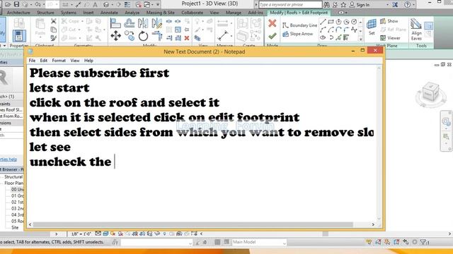 How to remove slope of roof in revit смотреть онлайн