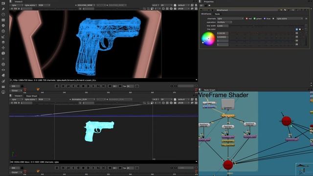 Nuke 8.0 | Wireframe Render & Shader смотреть онлайн