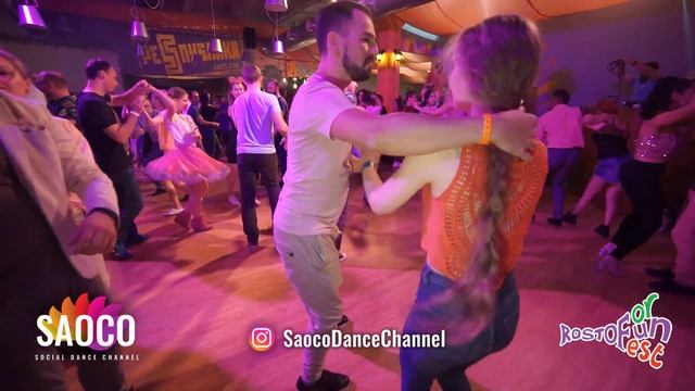 Vsevolod Bogomol and Yuliya Biryukova Salsa Dancing at Rostov For Fun Fest 2018, Fri 02.11.2018 (SC смотреть онлайн