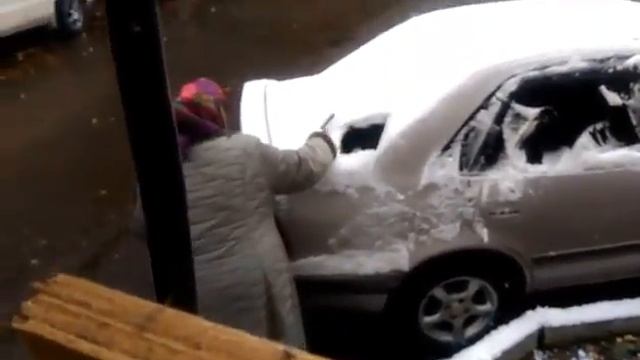 Первый снег Иркутск