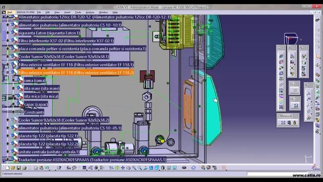 How to move and modify parts in a CATIA v5 assembly смотреть онлайн