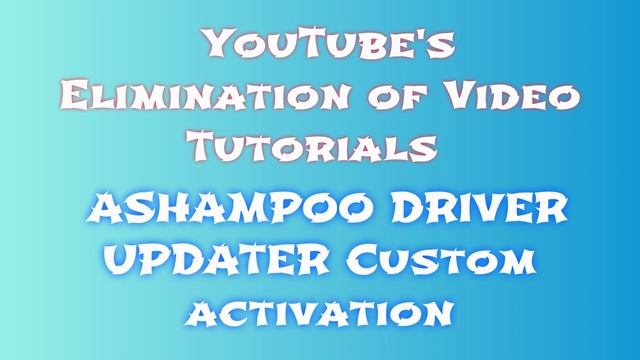Steps how to Download & Install lifetime key ASHAMPOO DRIVER UPDATER смотреть онлайн