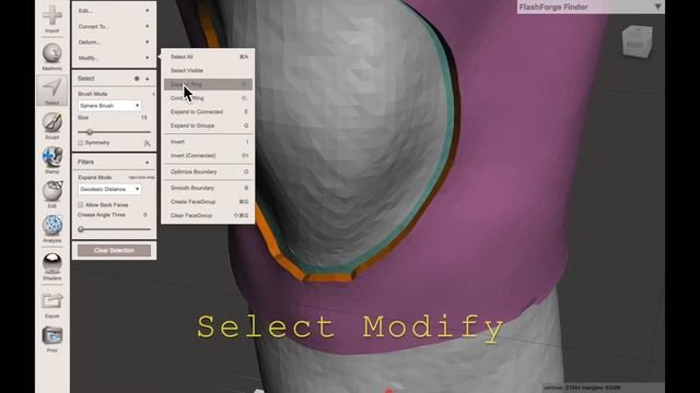 How to Create a Custom-Fit Knee Brace in Meshmixer смотреть онлайн