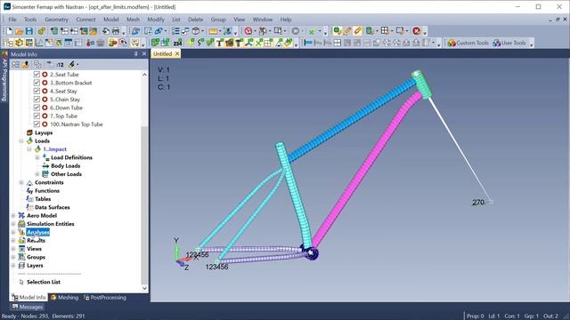 Femap Design Optimization (Nastran SOL200) смотреть онлайн
