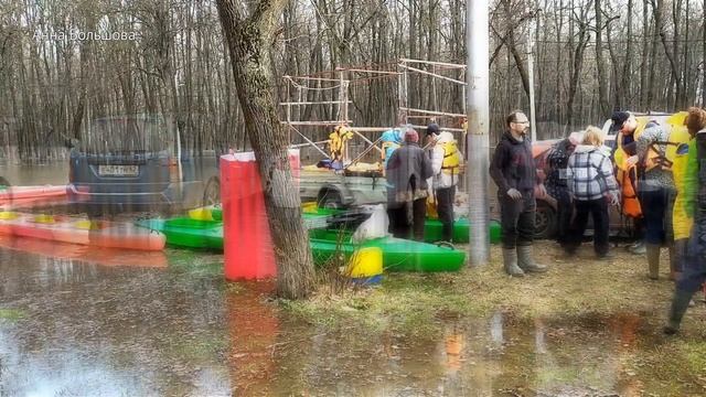 Рязань. Половодье на Оке 2024. Лесопарк в воде смотреть онлайн