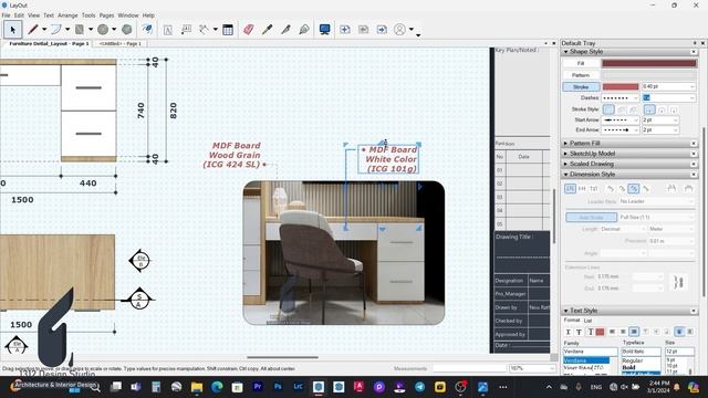 Layout SketchUp Lesson#03 How to do Furniture Detail in Layout SketchUp смотреть онлайн