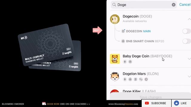 TANGEM WALLET TUTORIAL: Send #DOGE To #Tangem Wallet | How To Transfer Dogecoin To Tangem #Crypto