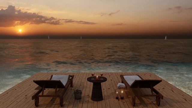 Красивые океанские звуки 🌊 Звуки волн для сна | Успокаивающий ASMR смотреть онлайн