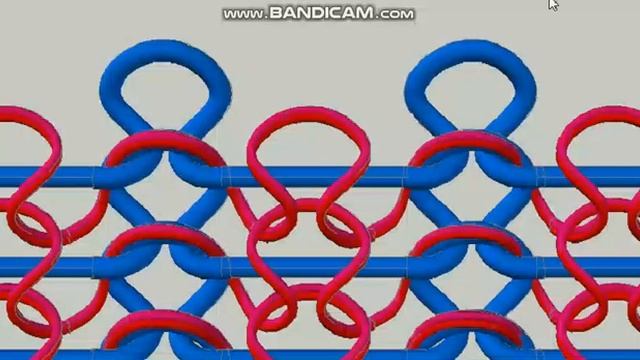 3 блок №2. Двухслойный трикотажный с прессовым соединением. Изменение число нити переднего слоя