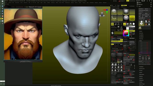 #zbrush, realtime 10min speed sculpting,3dconnexion,#spacemouse,wacom,cintiq24 смотреть онлайн